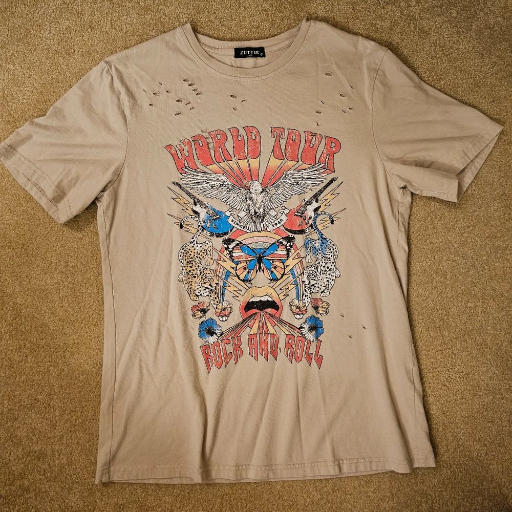 Distressed Graphic Tee